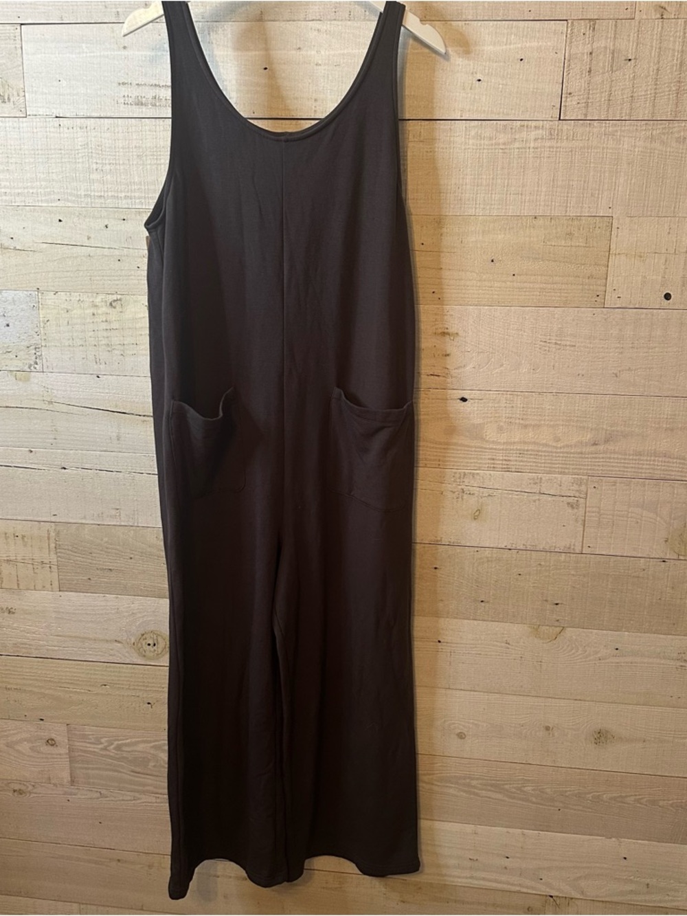 MWL by Madewell Broadway Jumpsuit Charcoal Grey Large - Picture 10 of 12